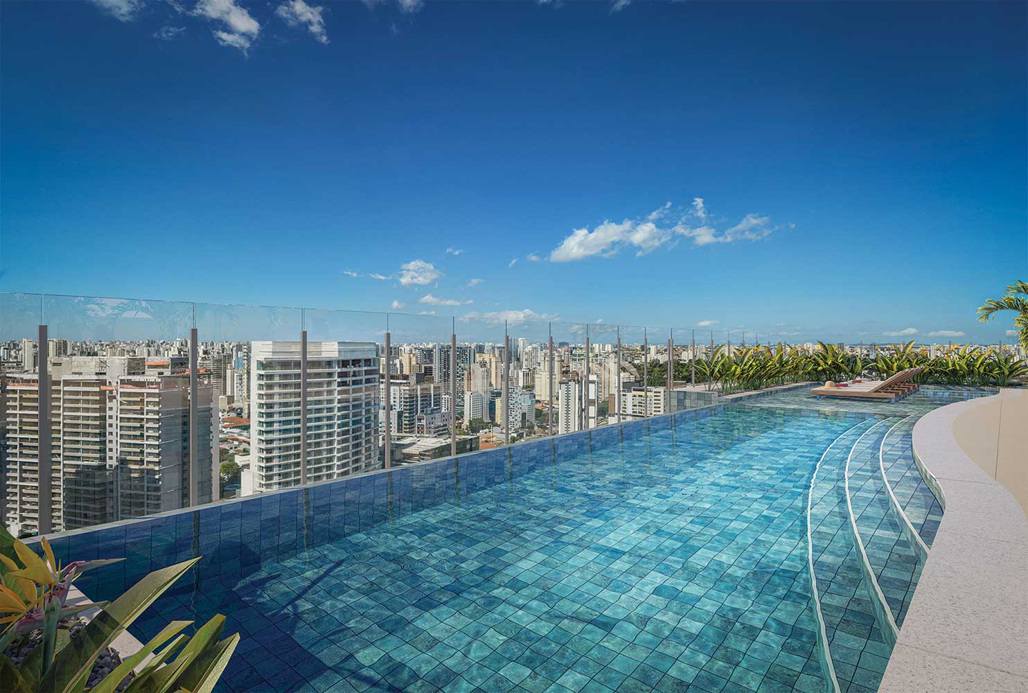 Бассейн rooftop Casa Nacional
