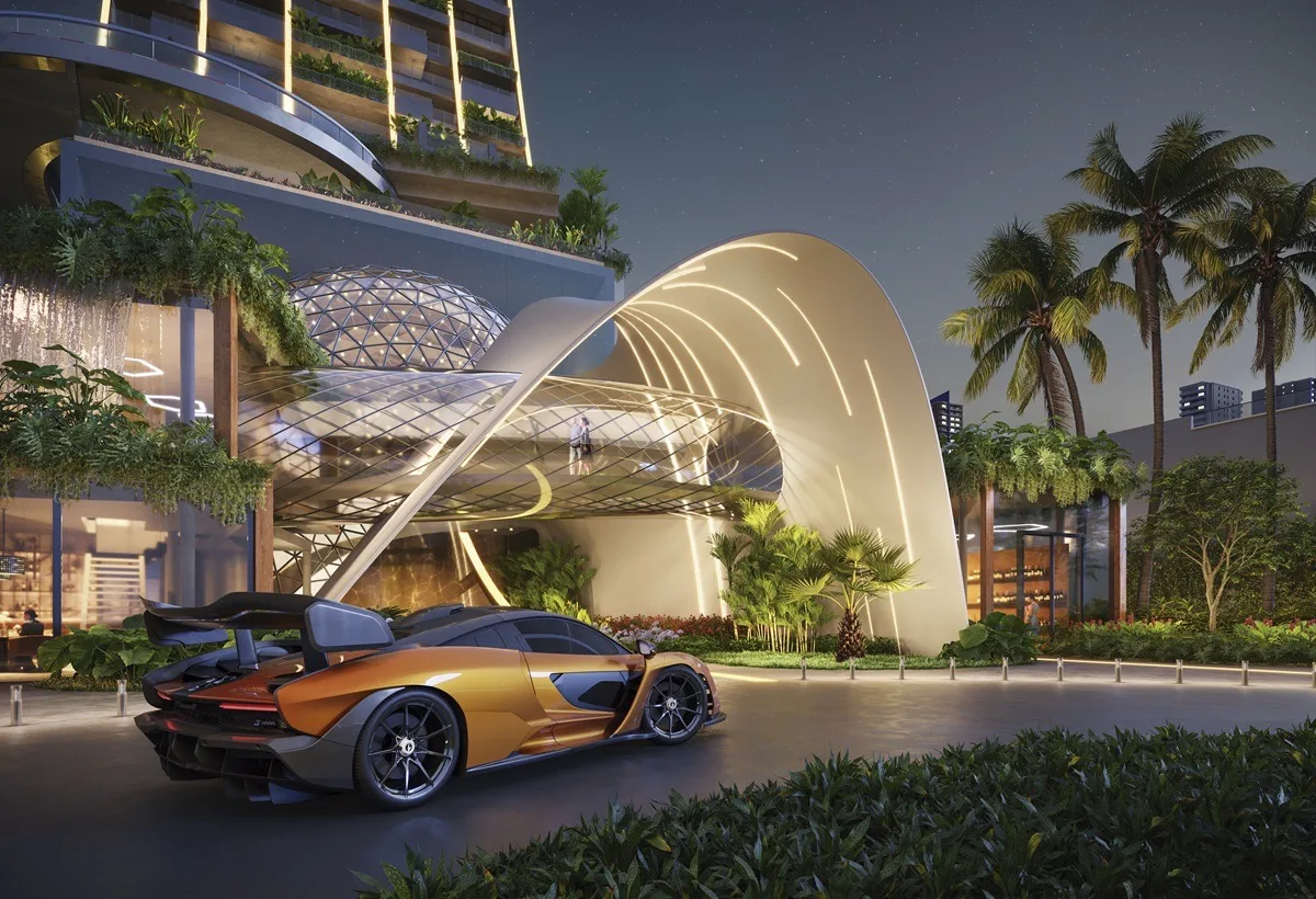 Входная группа Senna Tower