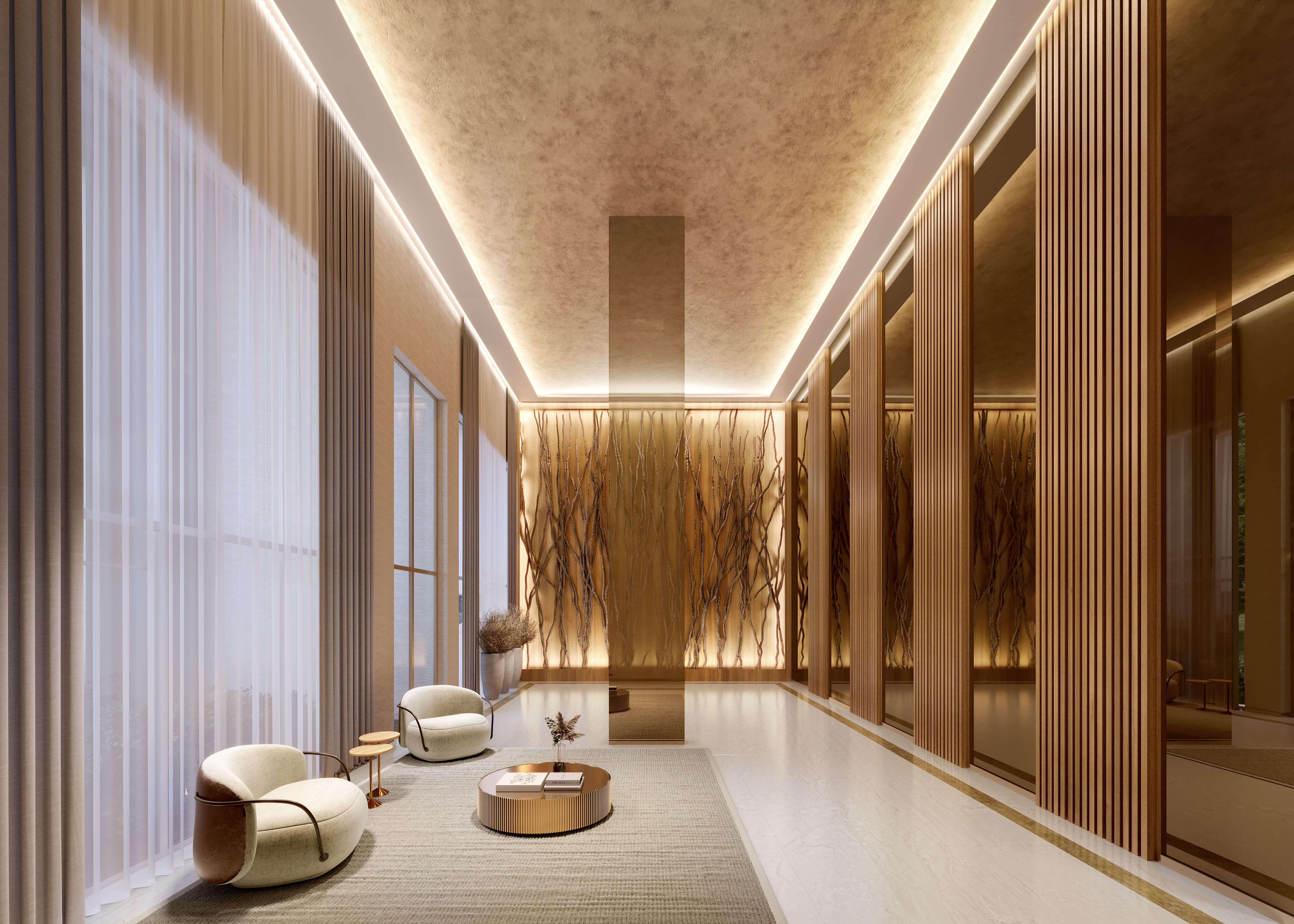 Второй вид лобби The Residence Brooklin
